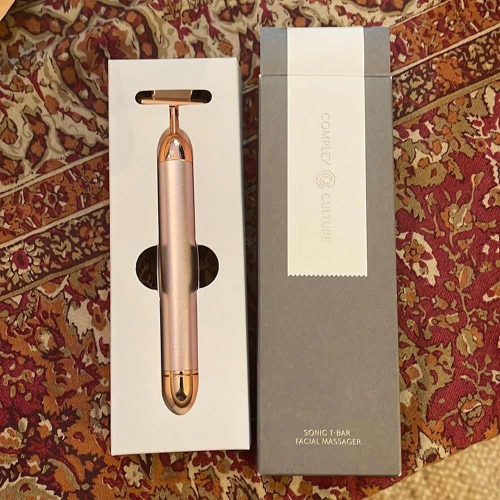 NWT Complex Culture Sonic T-Bar Facial Massager